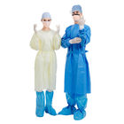 abito chirurgico di 40gsm Sms, indumenti medici eliminabili EN13795