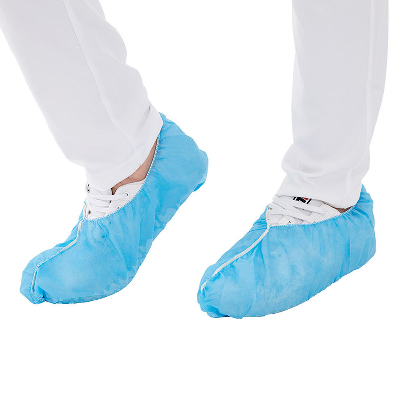 Coperture dell'interno eliminabili della scarpa di T0.5mm, protettori blu della scarpa monouso
